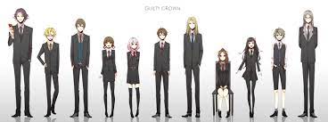 Guilty crown characters