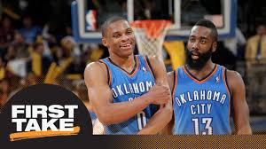 It has been nine years since kevin durant and james harden shared an nba team. Did Thunder Make A Mistake Trading James Harden And Keeping Russell Westbrook First Take Espn Youtube