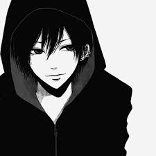 Black And White Anime Boy Anime Boy Black And White Orang Animasi Gambar Tokoh Gambar Karakter