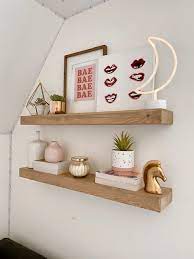 And no space is more unused than the 12 inches of wall below your ceiling. Teen Bedroom Shelves Ideas Home Decor She Gave It A Go