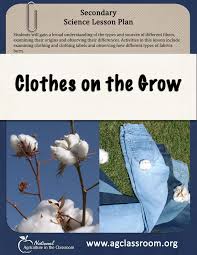 Science Lesson Plan About Fabric And Textiles Learn The Source And Characteristics Of Various Fabrics Stem Lesson Secondary Science Lessons Plant Lessons