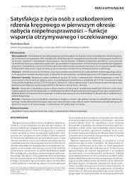Komory mózgu, przestrzeń podpajęczynówkowa, kanał centralny rdzenia kręgowego. Pdf Satysfakcja Z Zycia Osob Z Uszkodzeniem Rdzenia Kregowego W Pierwszym Okresie Nabycia Niepelnosprawnosci Funkcje Wsparcia Otrzymywanego I Oczekiwanego