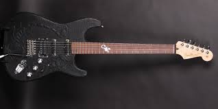 Nowadays, jabs, as well as the rest of the scorpions, use a german guitar brand known as dommenget, which recently released his newest signature model guitar known as the mastercaster. Fender Scorpions Leather Strat 2004 Black Leather Guitar For Sale Mj Guitars Gmbh