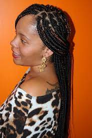 You have a cornrow design as well as a full bun on the top of your head. 67 Best African Hair Braiding Styles For Women With Images
