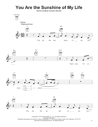 Check spelling or type a new query. You Are The Sunshine Of My Life By Stevie Wonder Ukulele Guitar Instructor
