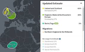 52.937° or 52° 56' 13.2 north. Genealogical Musings 2018