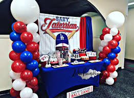 Don't forget to respond by comment. La Dodgers Baseball Themed Baby Shower 2chicksandaparty Facebook