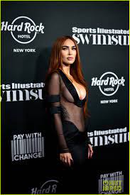 Megan Fox Wears Revealing Sheer Dress to Sports Illustrated Swimsuit Event,  Gets Machine Gun Kelly's Support: Photo 4934853 