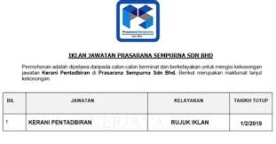 • mempunyai basic pengalaman dalam pentadbiran • mempunyai lesen b2 atau d dan kenderaan sendiri; Jawatan Kosong Kerani Negeri Sembilan 2019