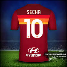 If you find a lower price on jersey shop somewhere else, we'll match it with our best price guarantee. As Roma 2020 21 Jersey Number 10 Secha As Roma Custom Football Shirts Custom Jerseys