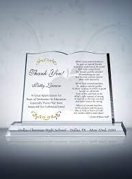 Crystal and marble bibles & crosses to commemorate religious events. Thank You Teacher Gift Plaque Christian Graduation Gifts Thank You Teacher Gifts Graduation Gifts