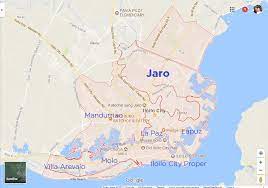 Iloilo city topographic map, elevation, relief. Where S Jaro Iloilo Exactly