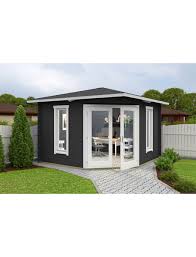 Gegen aufpreis gibt es im markt eine. Mr Gardener Gartenhaus Karlskrona Bxt 357 X 357 Cm Aufstellmasse Pyramidendach Hagebau De