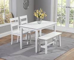 The chunky solid wood top is made from 65mm thick solid reclaimed pine and shows all the character of. Abdabs Furniture Chichester 115cm Dining Table With 2 Chairs Bench