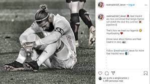 An institutional act of tribute and farewell to our captain sergio ramos . Real Madrid La Liga Sergio Ramos Controversial Like That S How Real Madrid Treat Our Legends Real Madrid