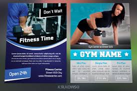 Gym Fitness Flyers Bundle by Krukowski | Design Bundles