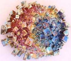 3173 4 By Beeblebroxz Bismuth Crystal Stones And Crystals Minerals Crystals Rocks