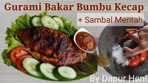 Kata suamik rasanya kaya makan di restoran wkwk😂 #pejuanggoldenapron3 Resep Ikan Gurami Bakar Bumbu Kecap Dan Sambal Mentah Sambal Terasi Youtube