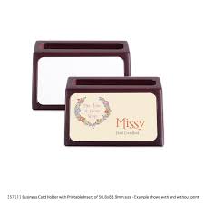 Keep your business cards safe and on display with a business card holder from zazzle. Wooden Business Card Holder For Office Desks Print Online Ae