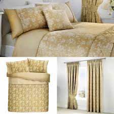 Click any image for expanded view. Gold Duvet Covers Floral Jacquard Damask Champagne Quilt Cover Bedding Sets Ebay