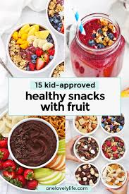 Now you don't have to choose between your midday moccachino and something nutritious—this smoothie combines cold brew. 15 Healthy Snacks For Kids With Fruit One Lovely Life