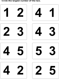 Circle The Largest Number Of The Two Jpg Jpeg Image 1232 1703 Pixels Scaled 37 Number Worksheets Numbers Circle