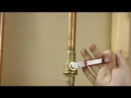 The gas line feeds into a gas regulator that includes a thermostat for the water heater. Water Heater Shut Off Valve Recommendations Water Heaters Youtube