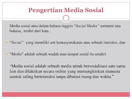 Beberapa pengertian mengenai media sosial telah dirumuskan oleh berbagai pihak, baik dalam kajian komunikasi maupun kajian lain. Ppt Perkembangan Media Sosial Di Kalangan Masyarakat Powerpoint Presentation Id 6946073