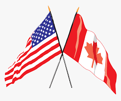 The inuit were believed to have. Us Canadian Flag Crossed Canadian And American Flag Png Transparent Png Kindpng