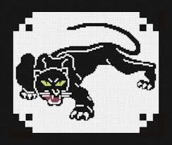 • select from full palette, enter number of colors desired, shades of gray, or black and white. Black Panther Cross Stitch Pattern By Crosstitch Com Crosstitch Com