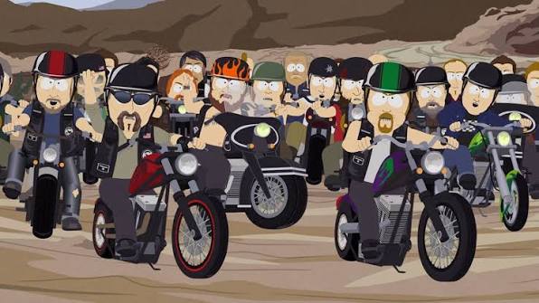 South - BRUBBB BRUB BRRUB BRRRUBB! Watch what happens when bikers invade South  Park in "The F Word"…. http://cart.mn/f-word | Facebook