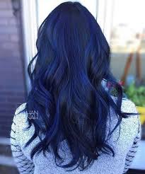 Black And Blue Hair Dye Ideas 23 Different Blue Hair Color Ideas Dark Blue Hair Colo Hair Styles Hair Color For Black Hair Dyed Hair