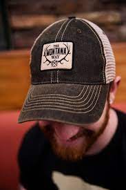 The Logo Trucker Hat In Black Khaki Black Khakis Trucker Hat Hats