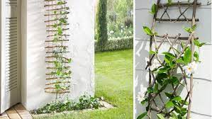 Plantes grimpantes aux tiges ligneuses, les bougainvilliers s'accrochent solidement sur des supports divers, grâce à de nombreux petits rameaux épineux. Tuto Fabriquez Vous Meme Votre Support De Plante Grimpante M6 Deco Fr