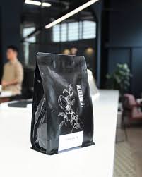 The barista on duty informed me they recently changed up their blends, with two for espresso and three for the pour over. Alchemist Coffee Packaging