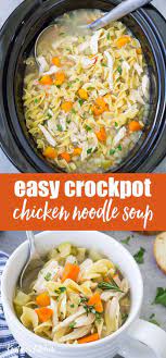 Crockpot Chicken Noodle Soup Chicken Noodle Soup Crock Pot Chicken Noodle Soup Homemade Chicken Crockpot Recipes