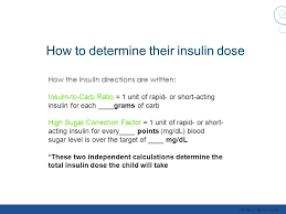 Counting Carbohydrates And Dosing Insulin For School Nurses