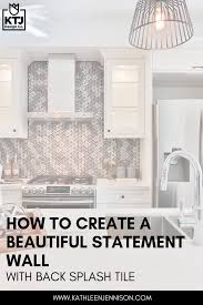 Tic tac tiles peel and stick self adhesive removable stick on kitchen backsplash bathroom 3d wall sticker wallpaper tiles in polito designs (5, fresco) 4.3 out of 5 stars 3,632 $22.99 $ 22. How To Create A Beautiful Statement Wall With Back Splash Tile Ktj Design Co