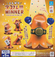 Amazon.co.jp: Kongari Octopus!!! WINNER Mascot Figure, Set of 5 Types,  Gacha Gacha : Toys & Games