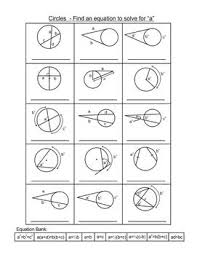 Start studying segment lengths in circles. Circle Formulas Review Graphic Organizer G C 2 Circle Formula Circle Theorems Geometry Formulas