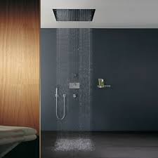 Built In Shower Head Rain Broadway Sky Shower Thg Ceiling Shower Head Shower Systems Shower Heads