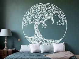 Sticker mural motif arbre avec ses feuilles volantes pimp. Sticker Arbre De Vie 2 Magic Stickers