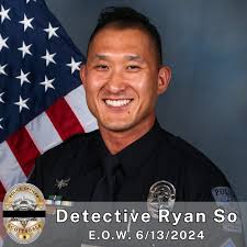 It is with an unbelievably heavy heart we announce that Detective Ryan So  #1473 has succumbed to duty-related injuries sustained earlier this evening  and has passed away. Detective So honorably served the