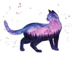 Pin By Sugarbee On Tattoos In 2021 Cat Art Cat Painting Watercolor Cat