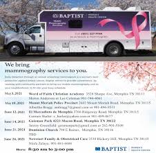 Residents receive care that maintains human dignity and preserves a sense of freedom, identity, and independence. Baptist Women S Health Center Hosts Mammogram Mobile Event Wreg Com