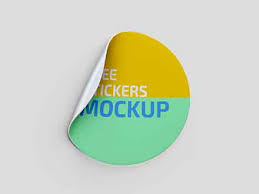 Free Rectangle Sticker Mockup Psd In 2020 Mockup Mockup Psd Design Freebie