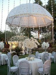 Umbrellas With Crystals Dripping Off Wedding Decor Umbrella Centerpiece Wedding Decorations Wedding