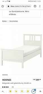 Einzelbetten g nstig online kaufen ikea. Scrapeo Bett Hemnes Ikea 90x200