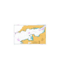 British Admiralty Nautical Chart 2675 English Channel