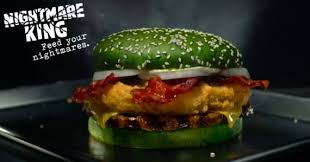 This Burger King Burger Has Green Buns Burger Food Delicious Burgers